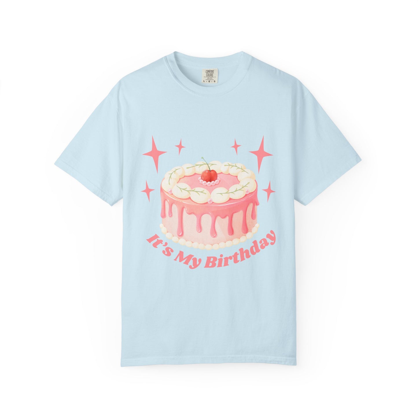 Birthday Cake T‑Shirt — "It’s My Birthday" Cute Strawberry Cake Graphic